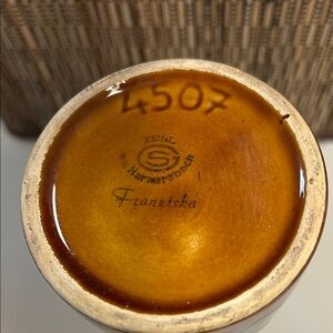 Zsolnay Brown Ceramic Vase